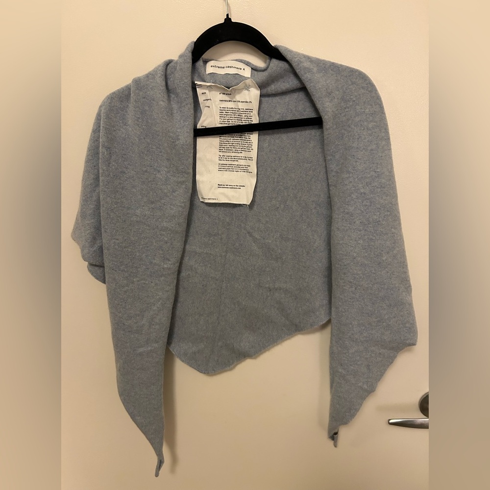Extreme Cashmere Light Blue Scarf